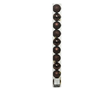 PALLINE PER ALBERO 60MM MARRONE 10 PZ