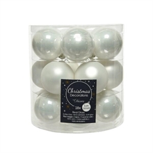 PALLINE D. 4CM BIANCHE 18PZ