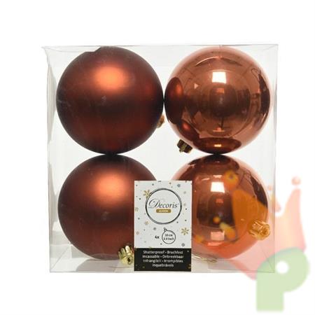 PALLINE PER ALBERO 6 CM BISCOTTO 6PZ