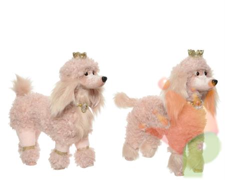 CANE PELUCHE 32 CM ROSA CIPRIA