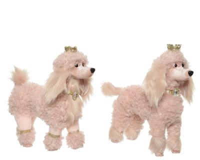 CANE PELUCHE 32 CM ROSA CIPRIA