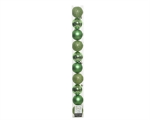 PALLINE PER ALBERO 60MM VERDE CHIARO 10 PZ