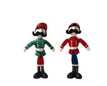 SCHIACCIANOCI IN POLIESTERE VERDE/ROSSO H.30X6X9 CM 1 PZ ASSORT.