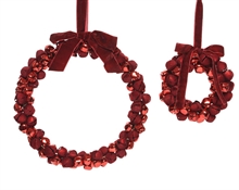 Wreath iron flock