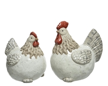 GALLINA IN TERRACOTTA H.13,5X13X8,5 CM