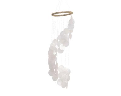 SCACCIAGUAI IN MADREPERLA BIANCO H 63CM