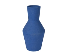 VASO IN TERRACOTTA BLUE  H.21X11 CM