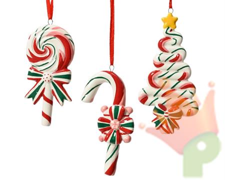 PENDENTE PER ALBERO CANDY/LOLLIPOP/ALBERO CM 1 PZ ASS