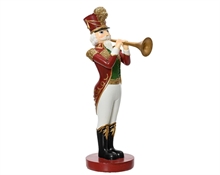 SCHIACCIANOCI CON TROMBA IN POLIRESINA H.25X12X7,5 CM