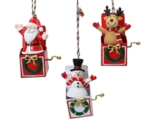PENDENTE GIOCO FIGURE NATALIZIE H.9,7 CM 3 ASS