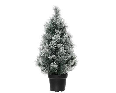 MINI ALBERO CANADA SPRUCE INNEVATO IN VASO H.60 CM