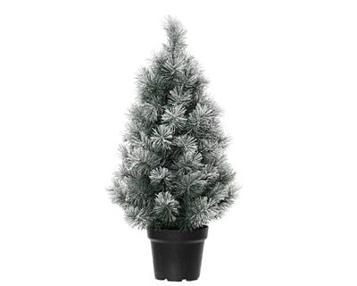 MINI ALBERO CANADA SPRUCE INNEVATO IN VASO H.90 CM