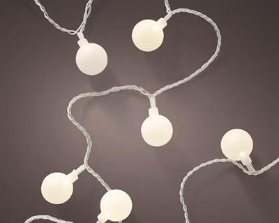 CATENA DI LUCI A CILIEGIA XL 60LED BIANCO CALDO 9 MT 8 GIOCHI DI