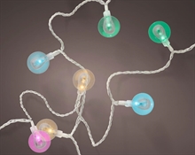 CATENA LUMINOSA CHERRY XL 60 LED MULTICOLOR 9 MT 8 GIOCHI DI LUC