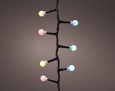 CATENA DI LUCI A CILIEGIA 750 LED MULTICOLOR 16 MT 8 GIOCHI