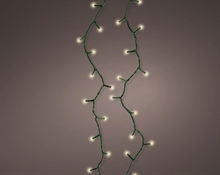 CATENA DI LUCI 48 LED BIANCO CALDO A BATTERIA 3,5 MT 8 GIOCHI