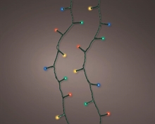 CATENA DI LUCI 48 LED MULTICOLOR A BATTERIA 3,5 MT 8 GIOCHI