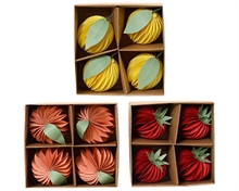 FRUTTA IN CARTA CONFEZIONE DA 4 PZ 8x7 CM