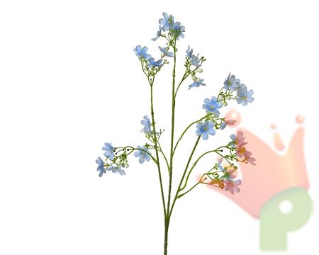 RAMO CON FIORI AZZURRI H.67 CM