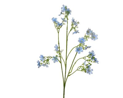 RAMO CON FIORI AZZURRI H.67 CM