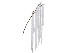 RAMO PENDENTI BIANCHI H.80 CM