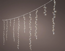 TENDA LUMINOSA EFFETTO NEVE 708 LED BIANCO CALDO FREDDO 6MT