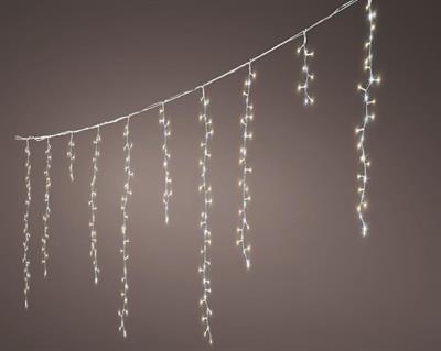 TENDA LUMINOSA EFFETTO NEVE 708 LED BIANCO CALDO FREDDO 6MT