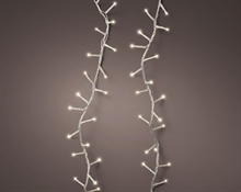 LUCI DI NATALE COMPACT 3000 LED BIANCO CALDO CAVO TRASP. 60 MT