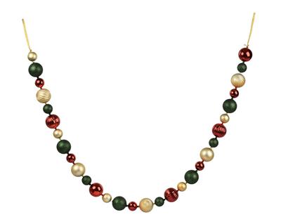 GHIRLANDA DI PALLINE MULTICOLOR 180CM