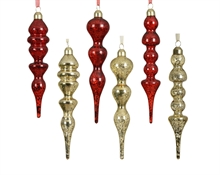PENDENTE IN VETRO 18CM 6ASS