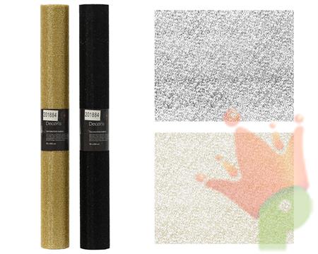 RUNNER ORO/NERO GLITTERATO 35X2MT 2ASS