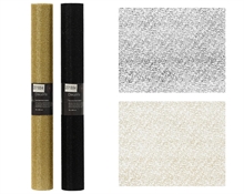 RUNNER ORO/NERO GLITTERATO 35X2MT 2ASS