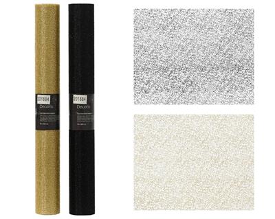 RUNNER ORO/NERO GLITTERATO 35X2MT 2ASS
