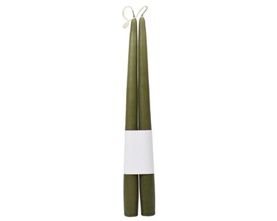 CANDELE CONICHE VERDE 32CM 2PZ