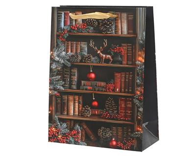 BUSTA REGALO STAMPA LIBRI 26X10X32CM