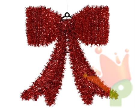 FIOCCO SCINTILLANTE ROSSO 33X40X3CM