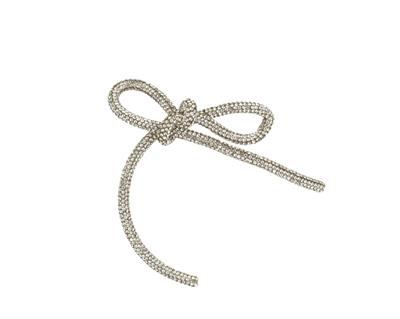 FIOCCO DI PERLINE ARGENTO 11X9,5X0,5CM