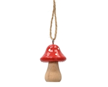 PENDENTE FUNGO IN LEGNO 4,5CM