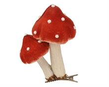 FUNGHI CON CLIP 9CM