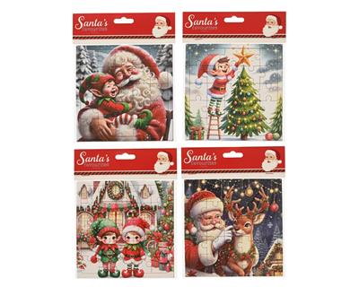 PUZZLE FIGURE NATALIZIE 15,5CM 4ASS