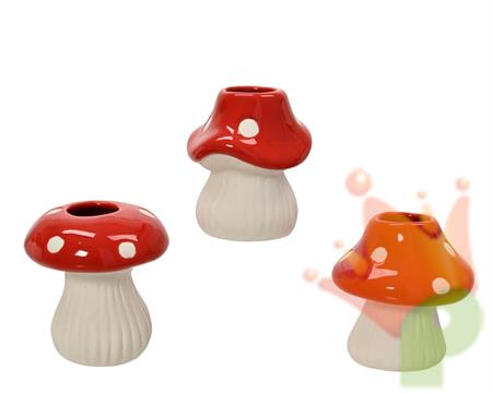 VASO IN PORCELLANA FUNGO 7,5CM