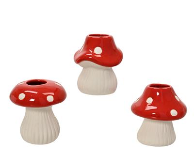 VASO IN PORCELLANA FUNGO 7,5CM
