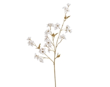 RAMO FIORI DI PESCO CON FOGLIE ORO 99CM