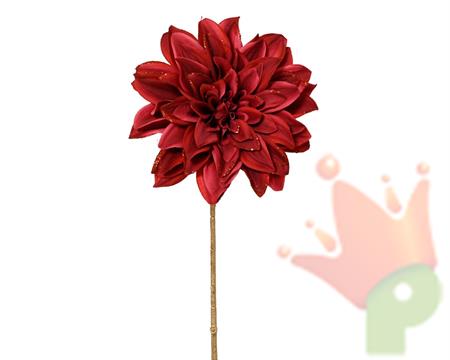 FIORE DALIA ROSSO GLITTERATO 16X68CM