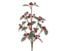 RAMO CON BACCHE BRINATO 65CM