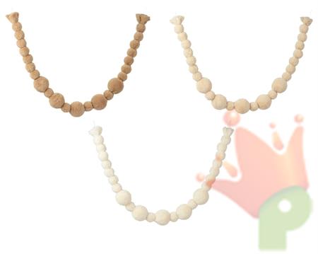 GHIRLANDA DI PALLINE IN PELLICCIA 150CM 3ASS