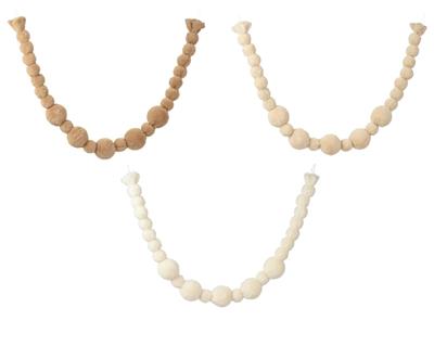 GHIRLANDA DI PALLINE IN PELLICCIA 150CM 3ASS