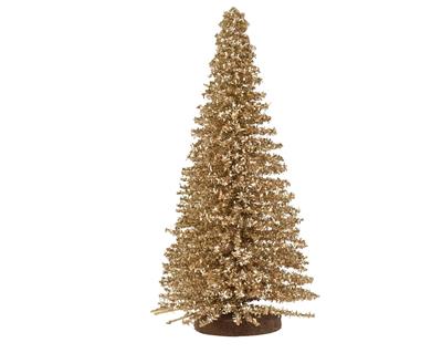ALBERO IN BAMBOO CON BASE ORO GLITTERATO 30CM