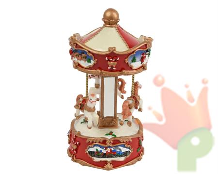 CARILLON GIOSTRA CON MUSICA 9,5X9,5,17CM