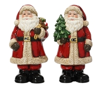 BABBO NATALE IN TERRACOTTA 23,5CM 2ASS